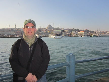 Doug with S leymaniye Mosque in the background1